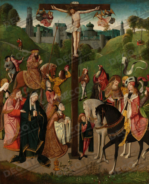 Reproduction La crucifixion de Master of the Figdor Deposition