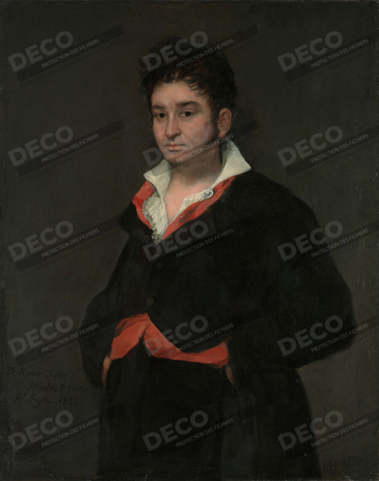 Reproduction Portrait de Don Ramón Satué de Francisco de Goya