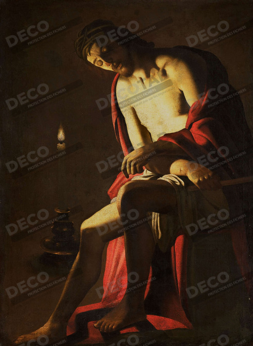 Reproduction Christ sur la pierre froide de Gerard van Honthorst