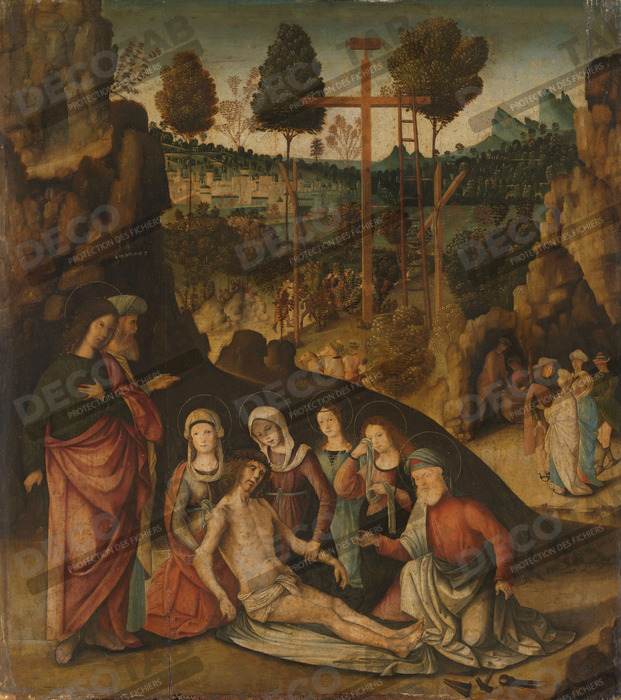 Reproduction Lamentation du Christ de Bernardino Zaganelli di Bosio