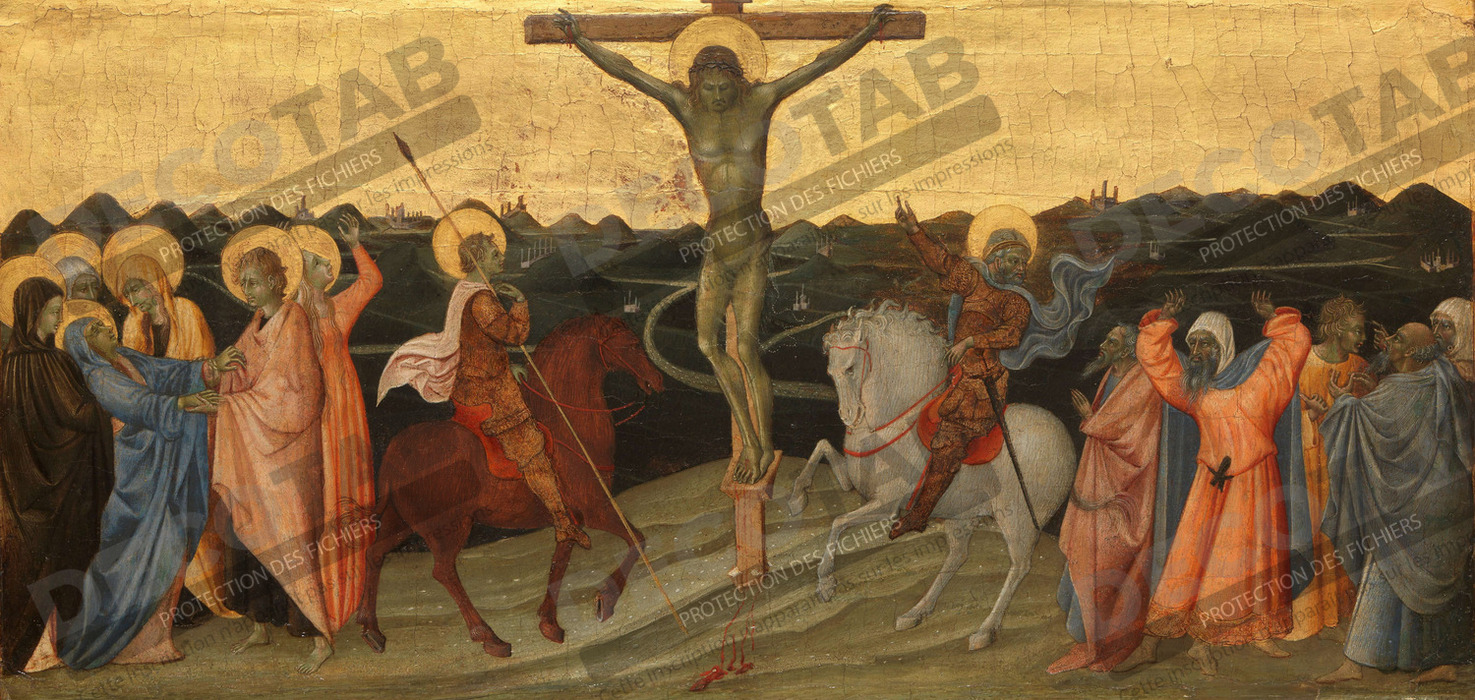 Reproduction La crucifixion de Giovanni di Paolo di Grazia