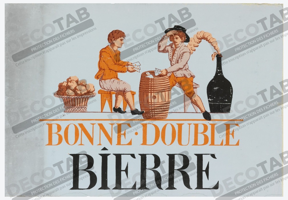 Reproduction Bonne-Double Bierre de Paulot and Carré