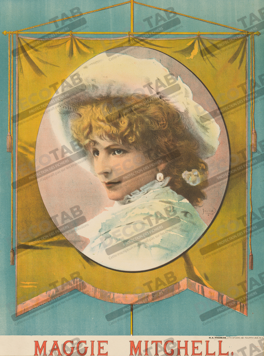 Reproduction Maggie Mitchell de Henry Atwell Thomas, 1834 - 12 Nov 1904