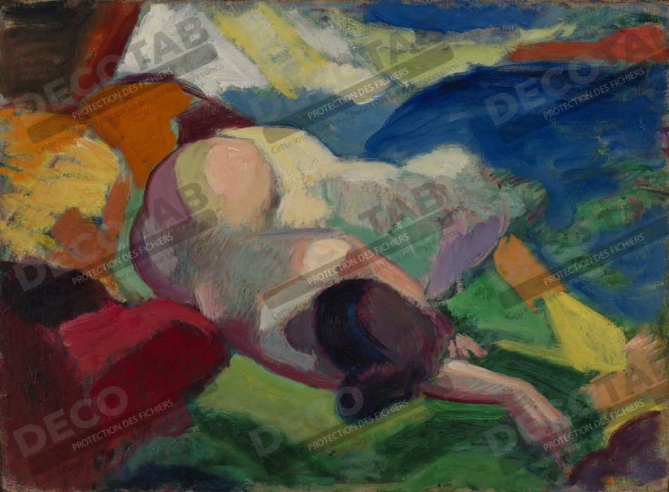 Reproduction Nu de Carl Newman, born Philadelphia, PA 1858-died Abington, PA 1932