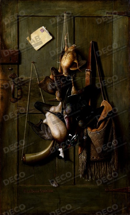Reproduction Nature Morte De Porte De Cabine de Richard La Barre Goodwin, born Albany, NY 1840-died Orange, NJ 1910