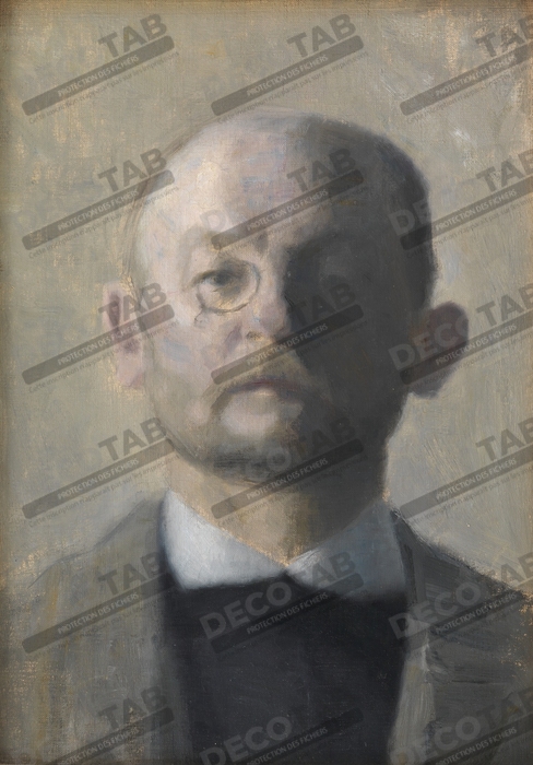 Reproduction Le peintre Kristian Zahrtmann de Hammershøi, Vilhelm