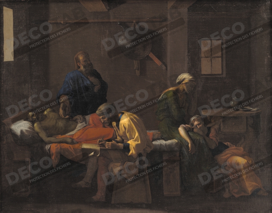 Reproduction Le Testament d'Eudamidas de Poussin, Nicolas