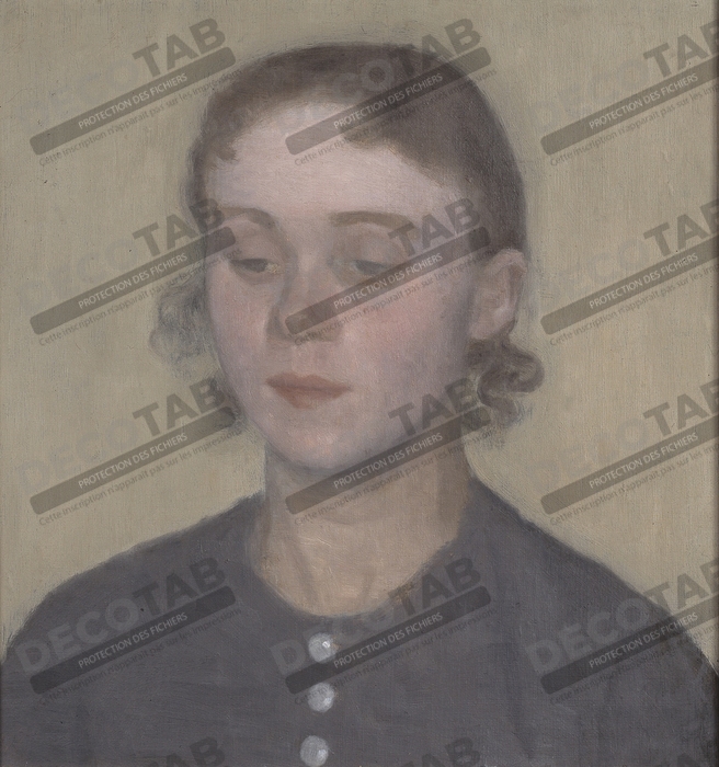 Reproduction La femme de l'artiste, Ida Hammershøi, née Ilsted de Hammershøi, Vilhelm