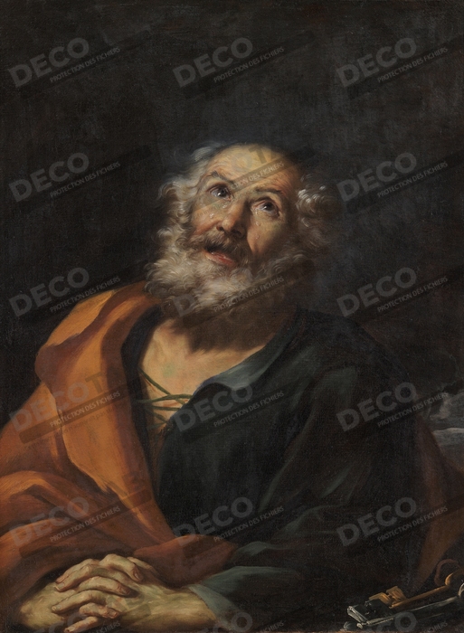 Reproduction Saint Pierre pénitent de Troppa, Girolamo